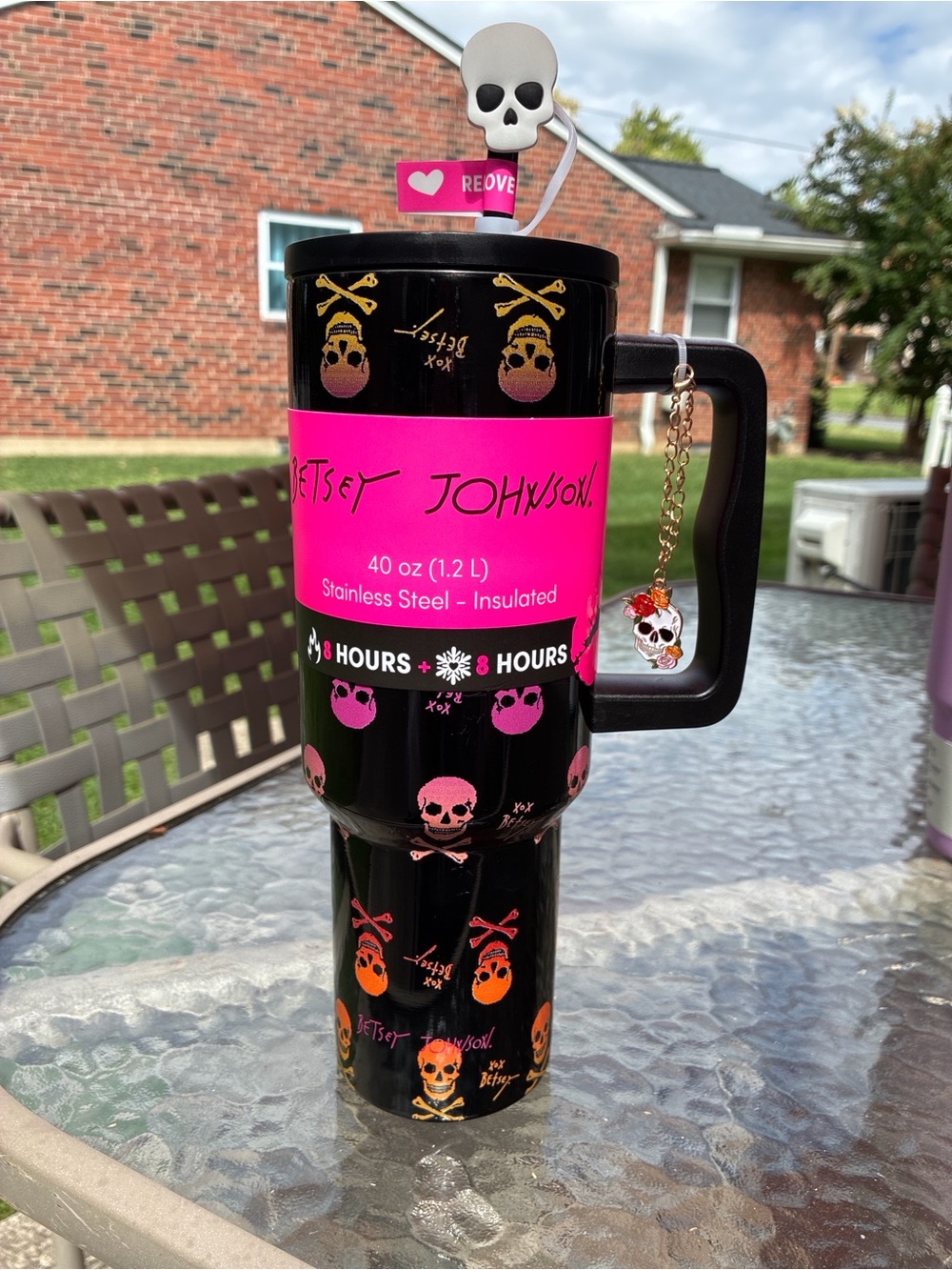 Betsey Johnson Halloween Edition 40oz Stainless Steel Tumbler